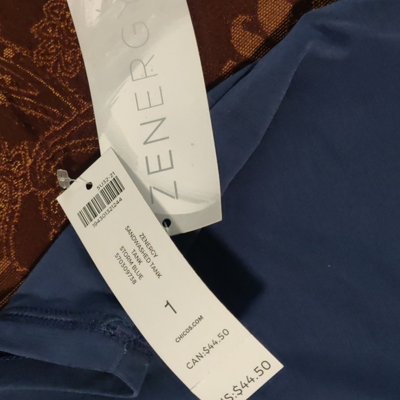 Chicos Zenergy Sandwashed tank top - Picture 2 of 4